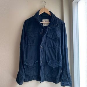MENS Hollister Utility Jacket - Soft Navy Blue